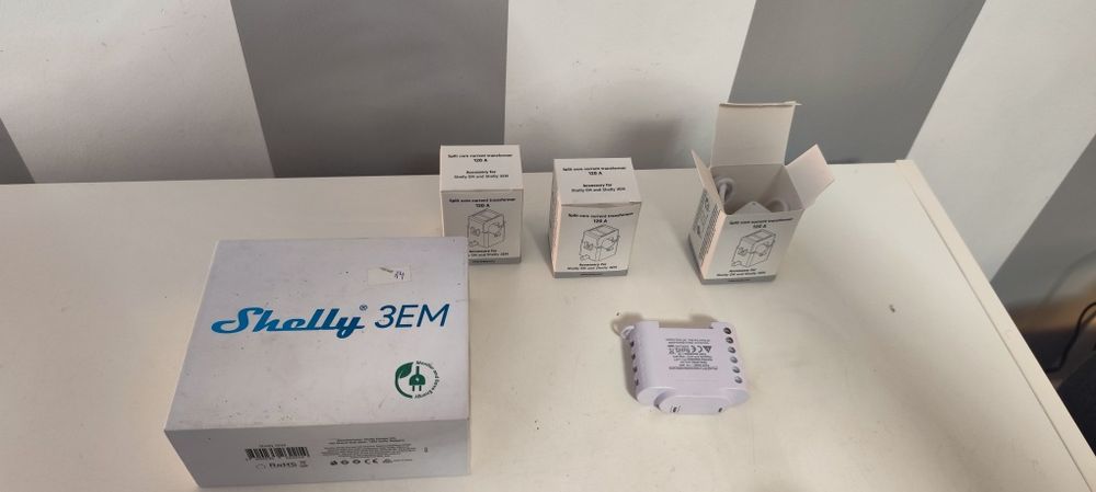 Shelly licznik energii WIFI ‑ trójfazowy oraz do PV 3EM