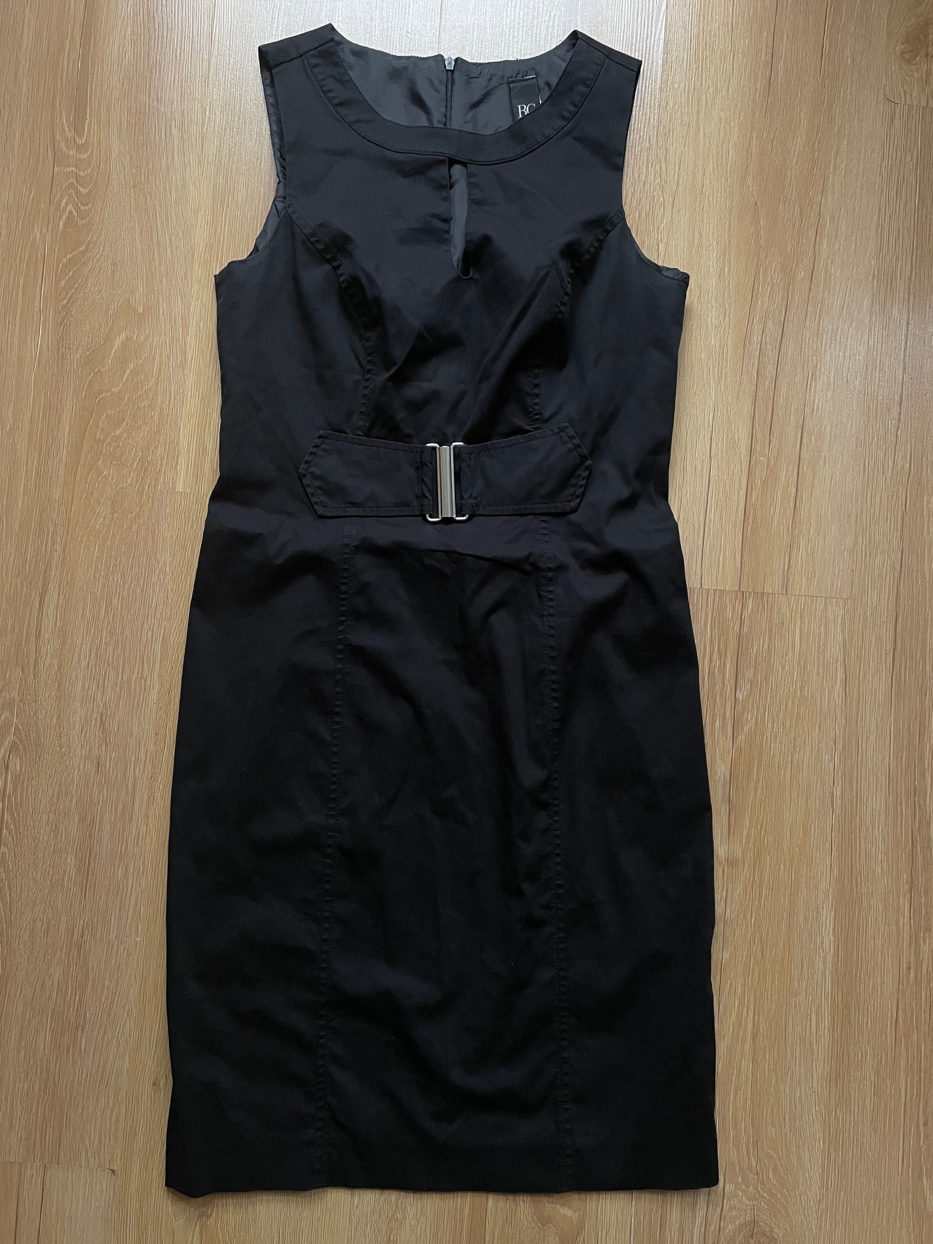 Czarna dopasowana sukienka bez rękawków Princeska BC 36/S