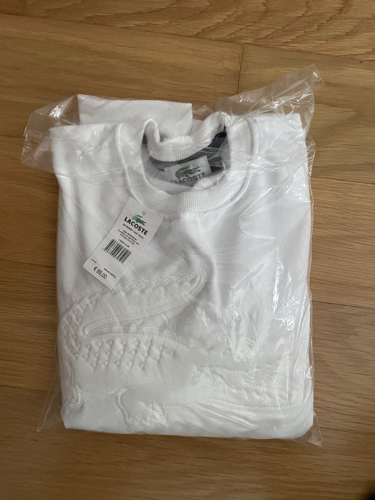 Sweat Lacoste Branca