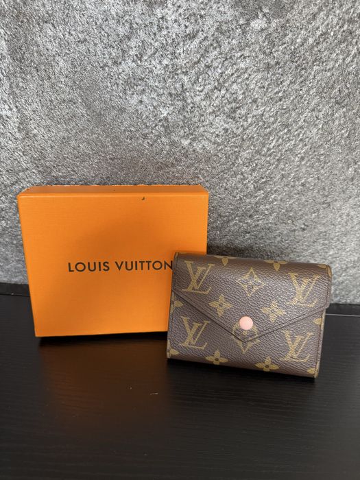 Portfel portfelik brązowy różowy monogram lv Louis vuitton