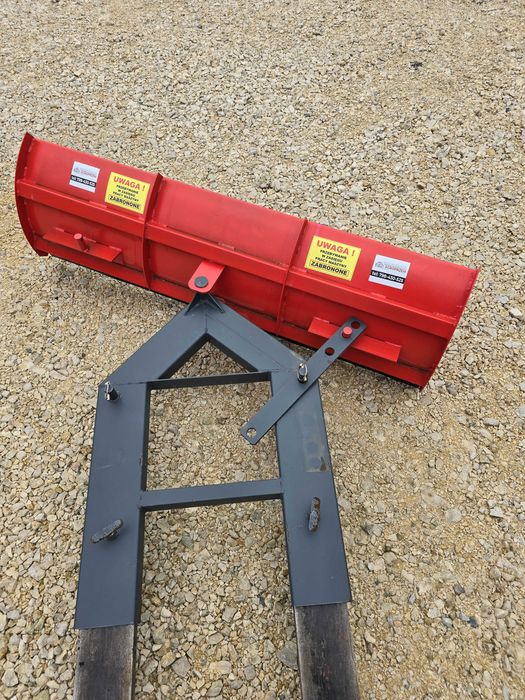 Solidny pług do śniegu do wózka widłowego wytrzymały TRANSPORT