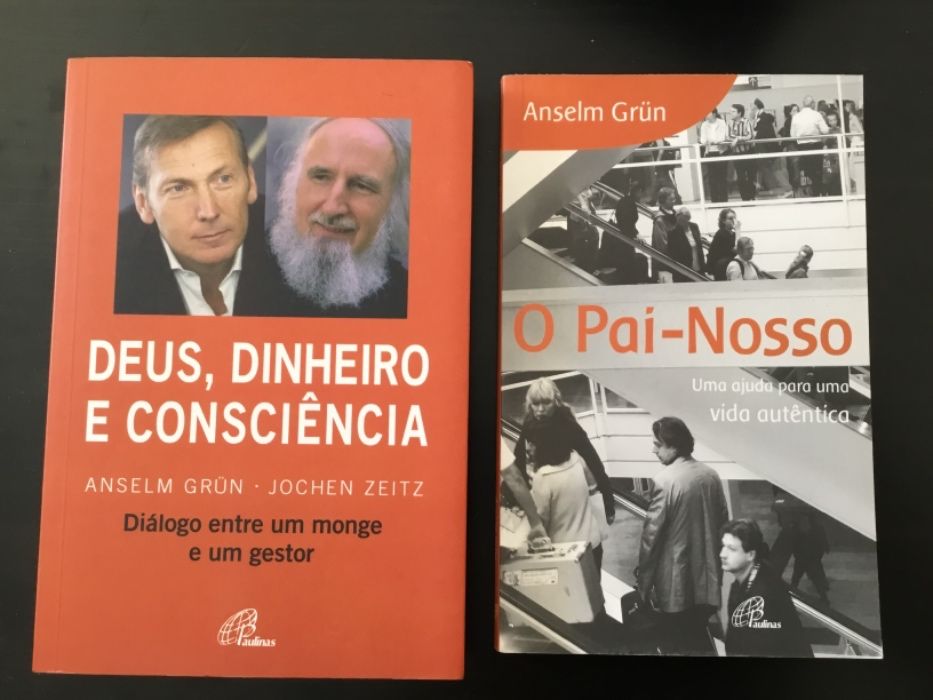 Anselm Grün - livros sobre espiritualidade (em português e em francês)