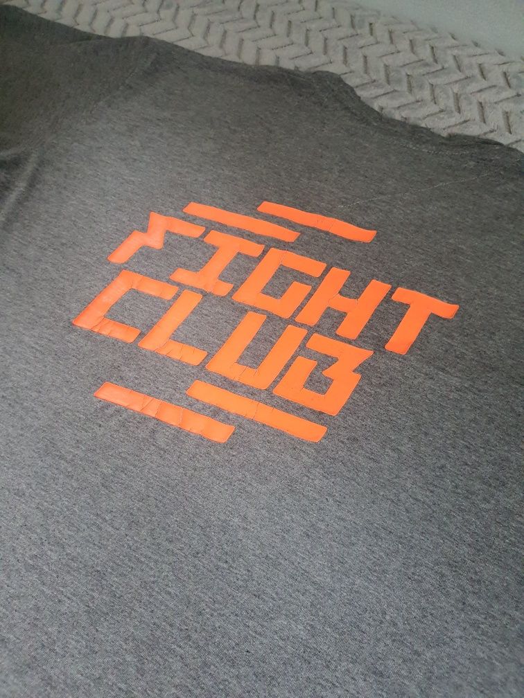 Tshirt koszulka PRO8L3M problem Fight Club x Manto szara XL XXL