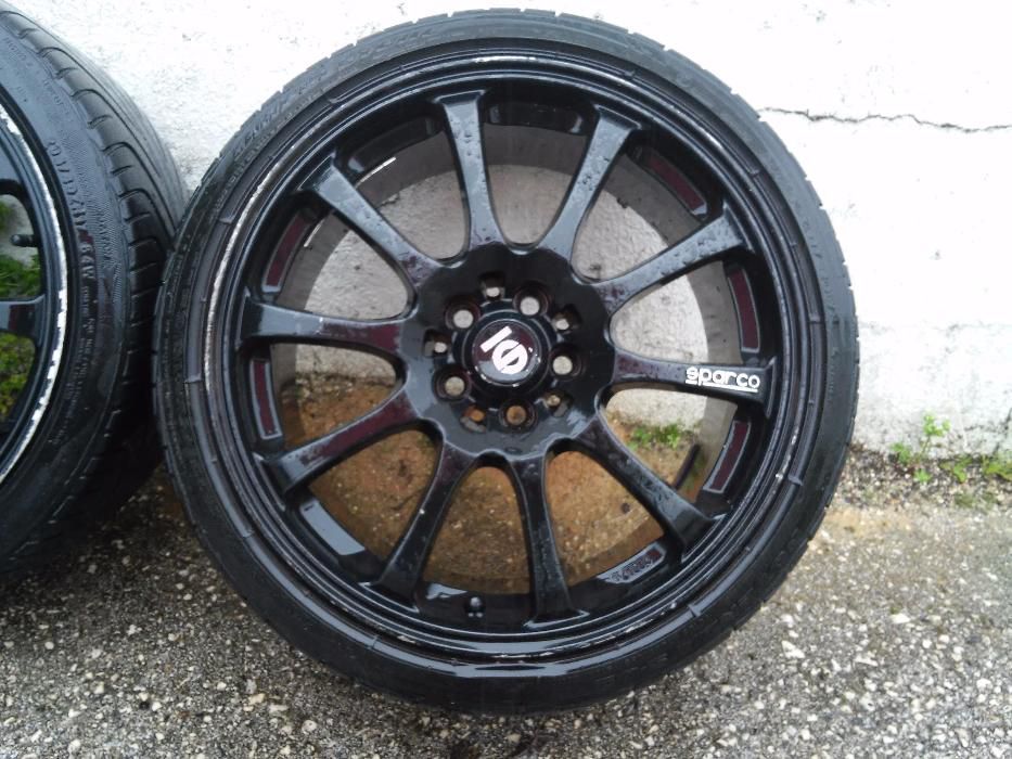 Jantes 17 sparco + pneus