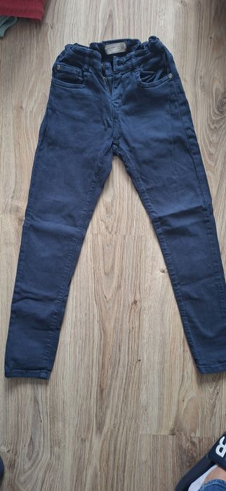 Jeansy zara 128 spodnie