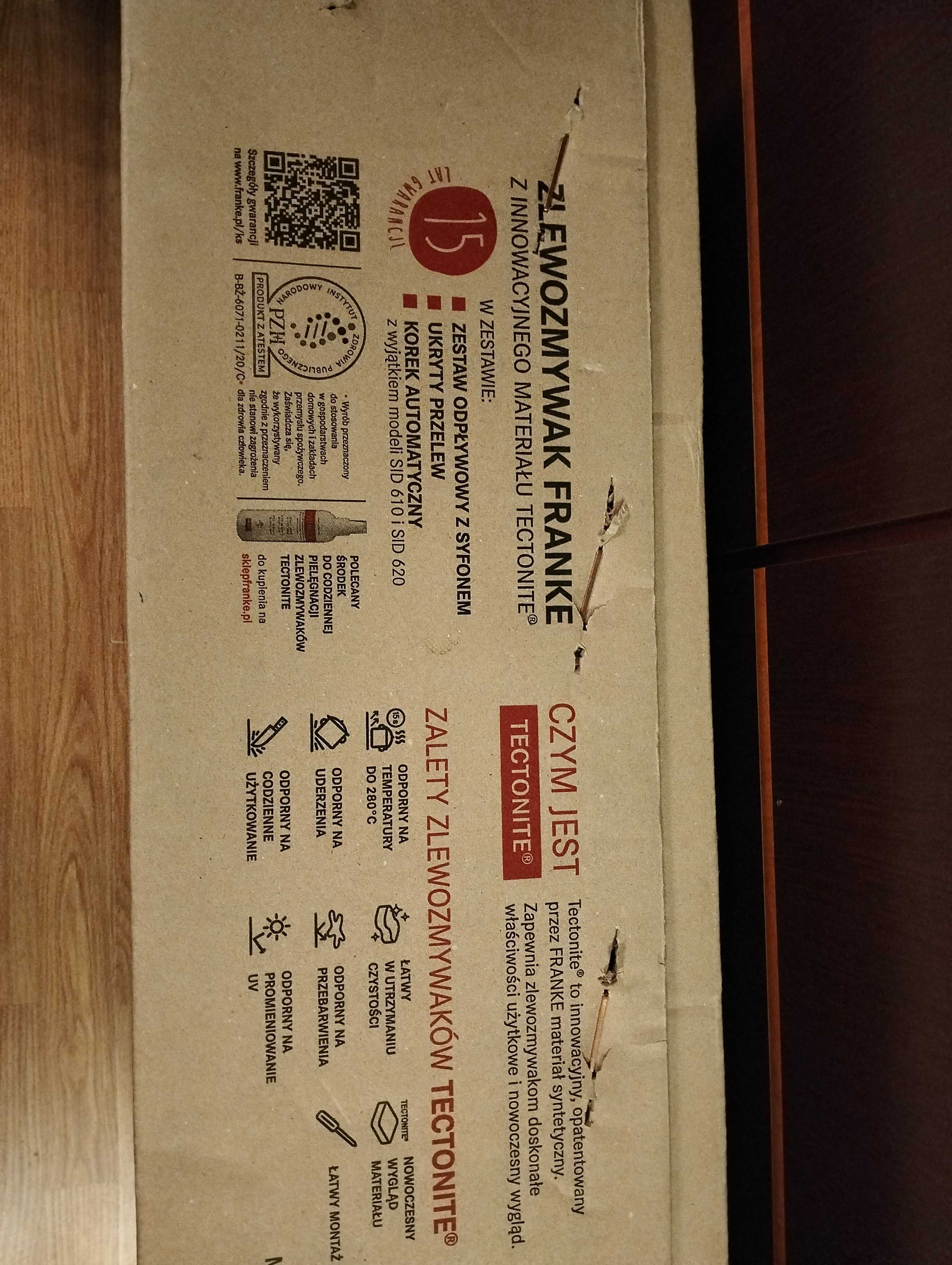 Franke zlewozmywak szary Sirius S 2D