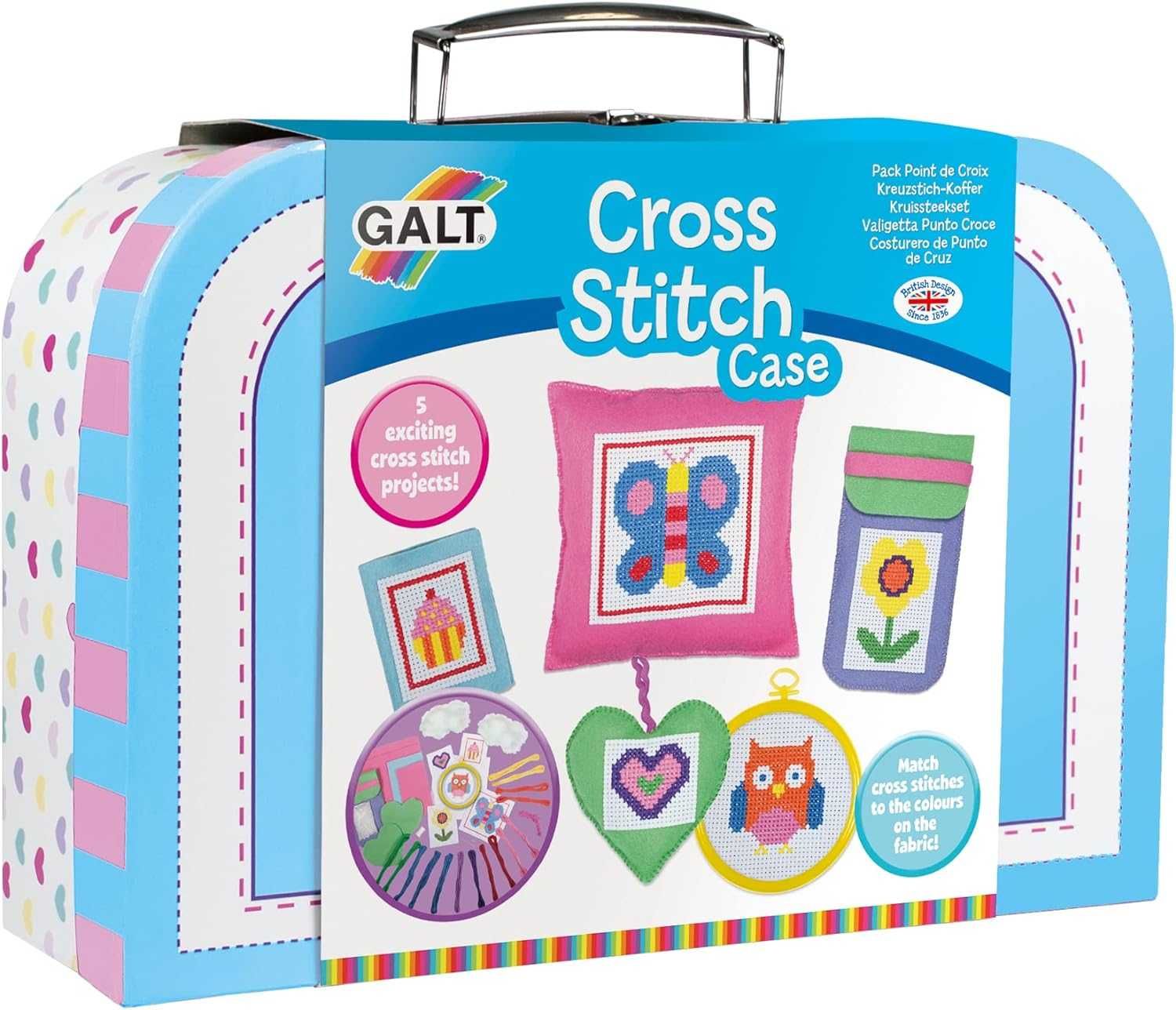 Zabawka /walizka do nauki szycia dla dzieci  Cross Stitch nr127