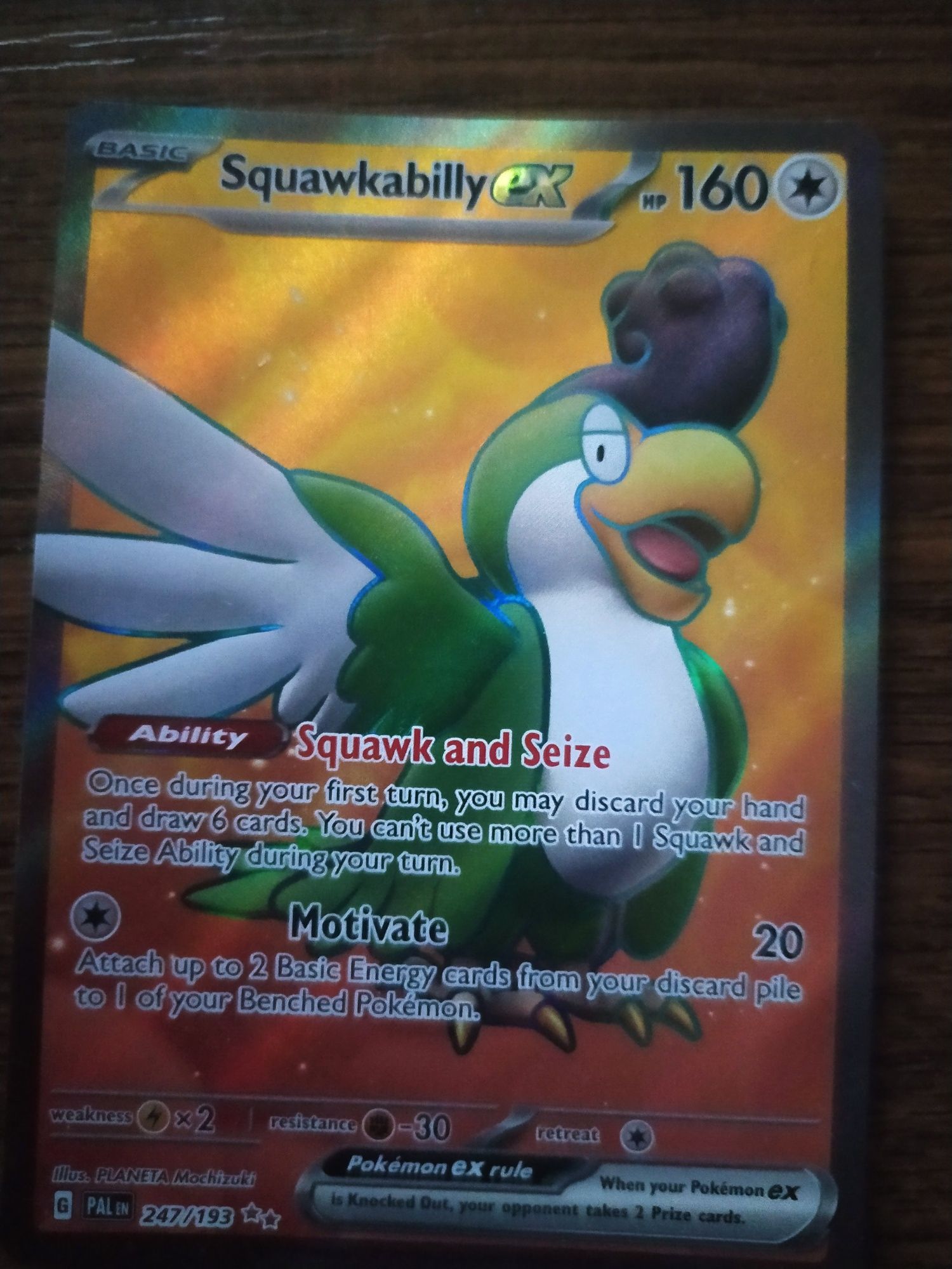 Karta pokemon SQUAWKABILLY