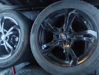 4x Kola Felgi aluminiowe 5x114,3 z oponami Hankook 215/55R17 98V DOT2021