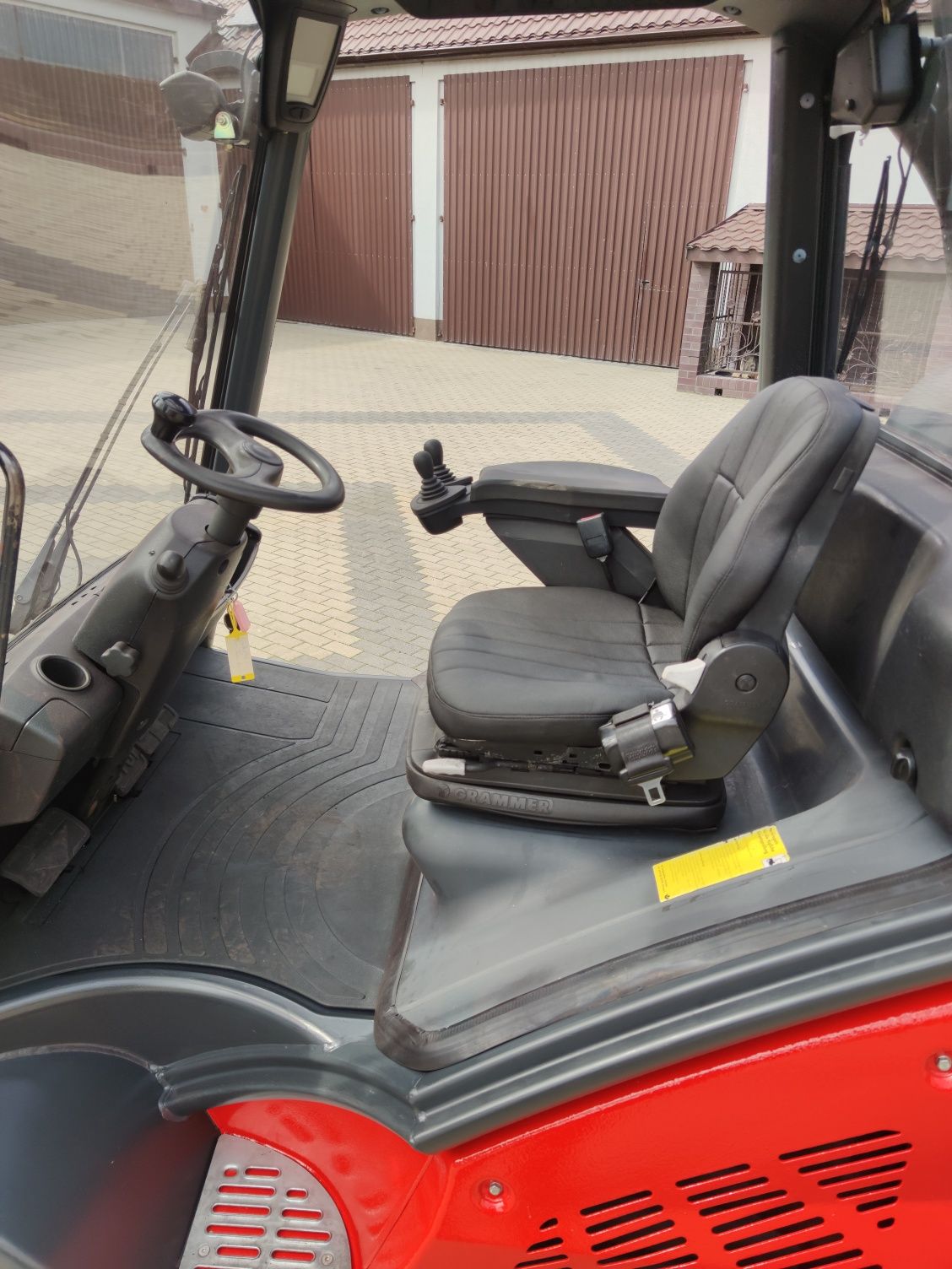 Wózek widłowy Linde H45 Triplex pozycjoner wideł