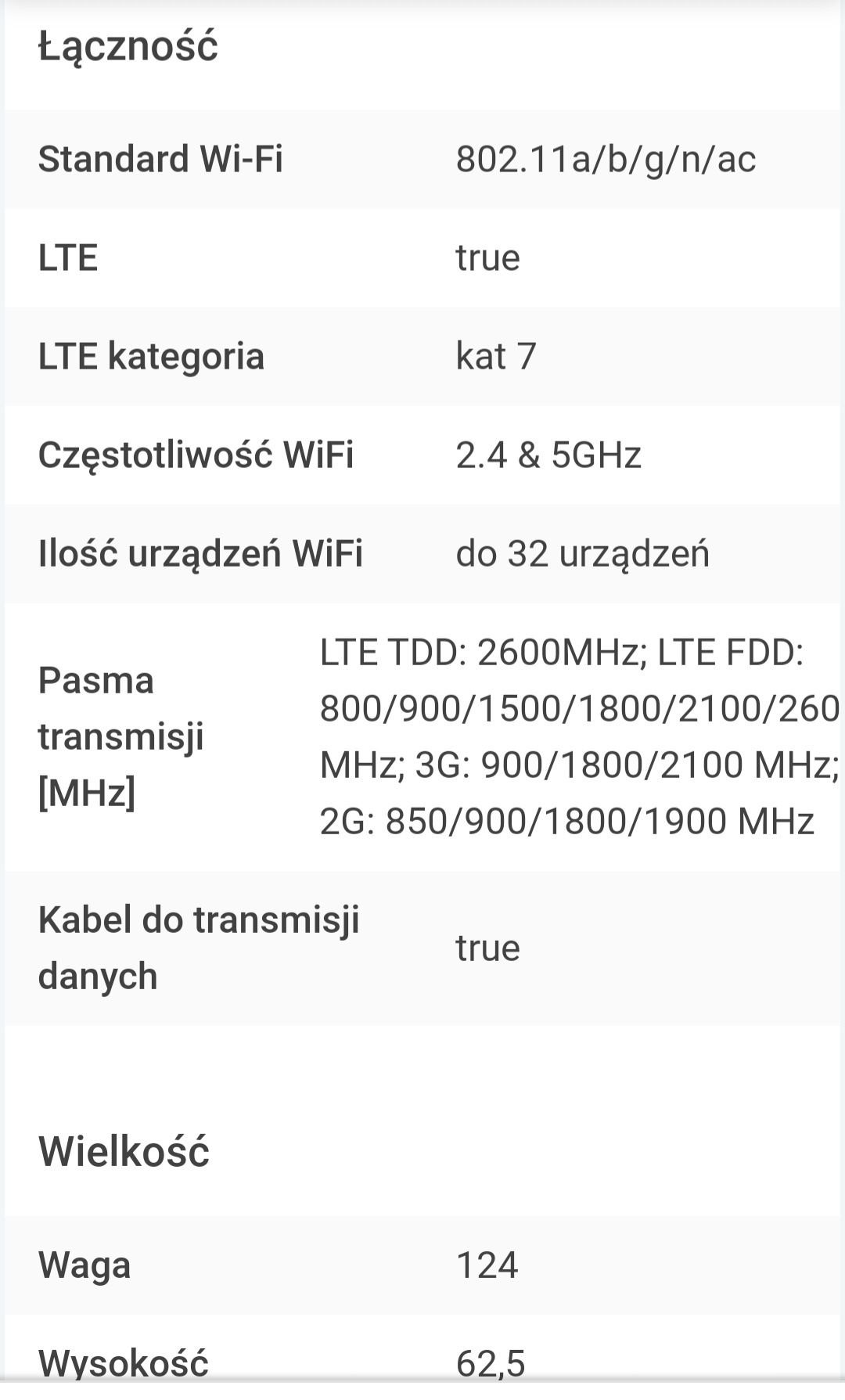 Alcatel linkzone 4g lte Cat 7