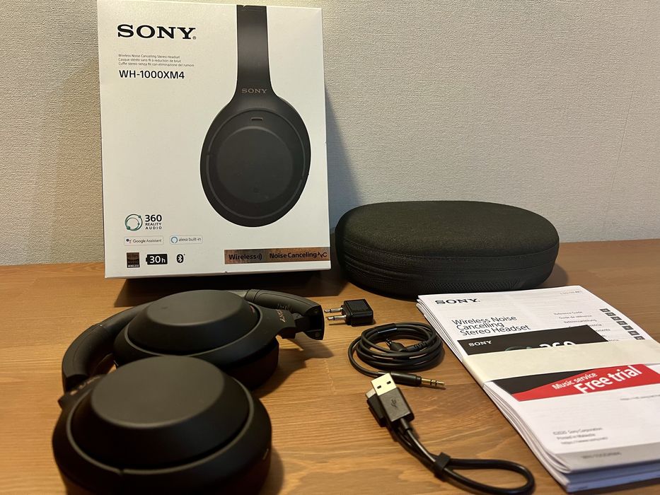 Używane jak nowe słuchawki SONY WH-1000XM4