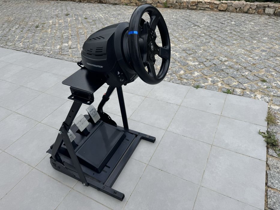 Volante Thrustmaster T300 C/Pedais e Base Avariado