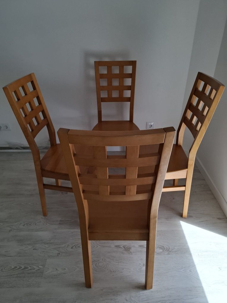 Conjunto Cadeiras Madeira Maciça