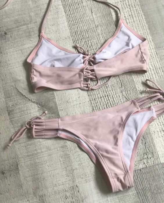 Bikini rosa bebé novo