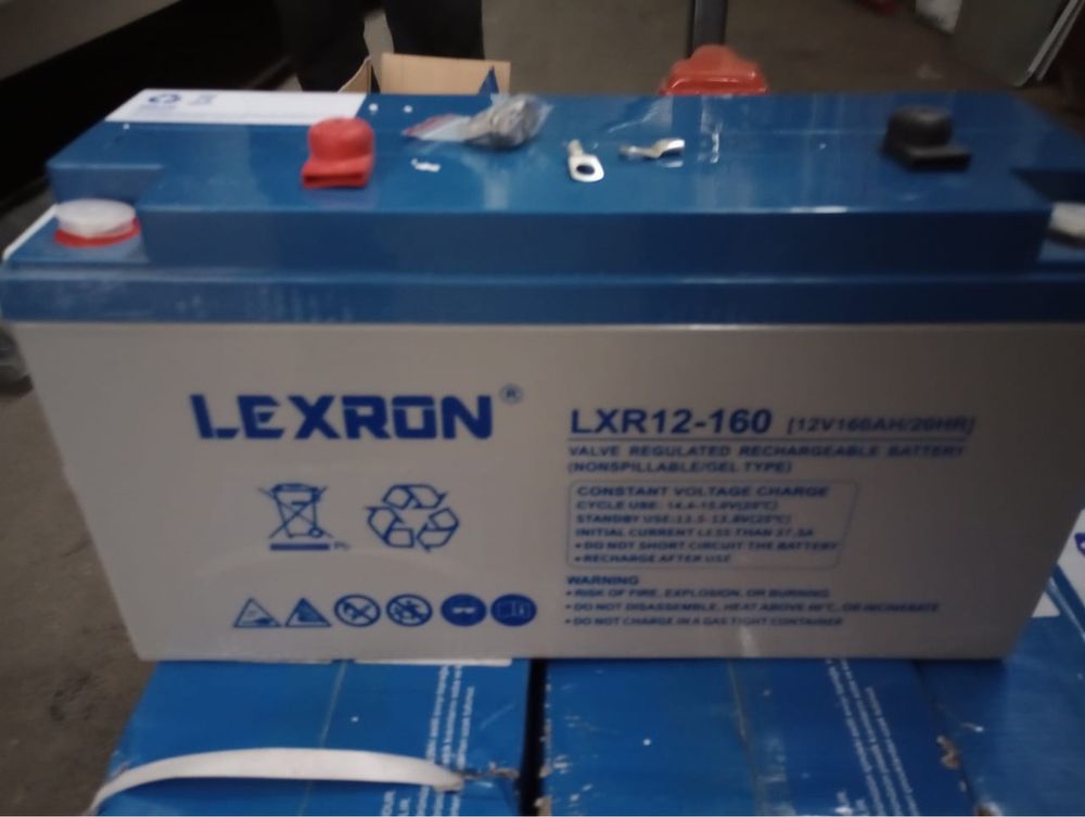 Аккумулятор гелевий LEXRON 160 A