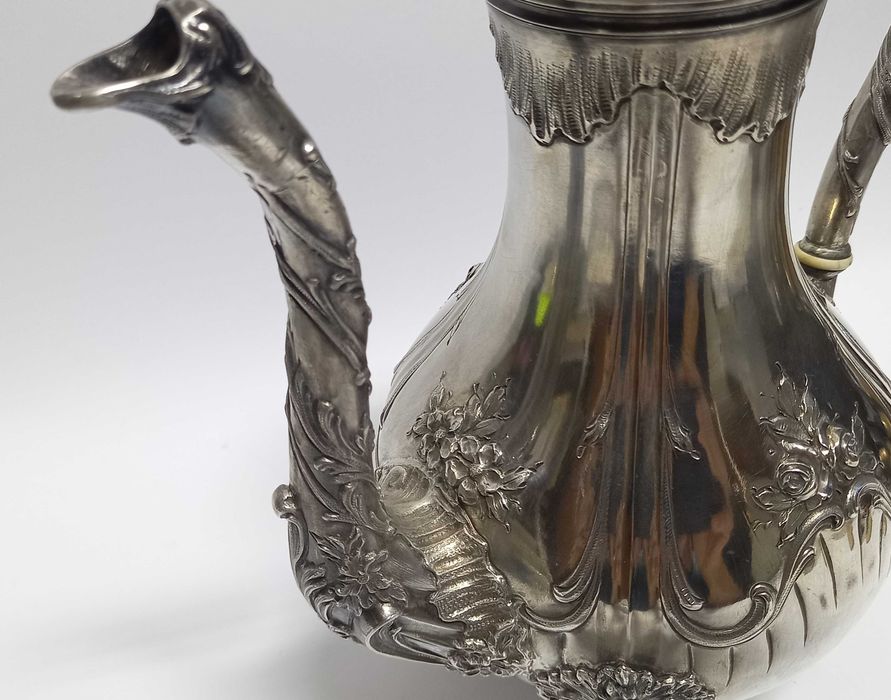 Dzbanek, srebro 925, Paryż Henri Lapeyre, XIX w.