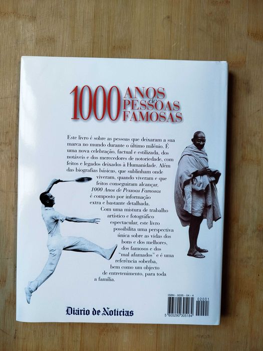1000 Anos de Pessoas Famosas com oferta de Portes (como novo)