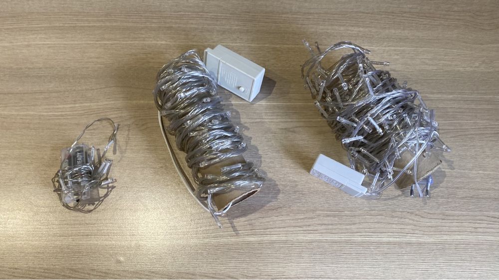 гірлянди для дому або на ялинку ліхтарики світло новорічні декор