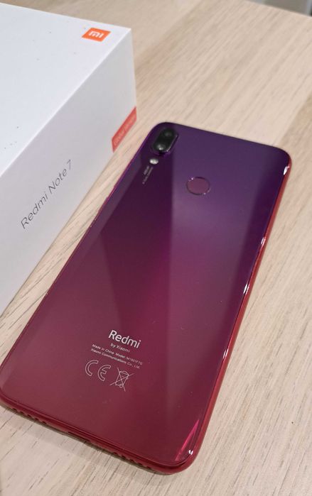 Xiaomi Redmi Note 7 - Vermelho Nébula - Ótimo estado