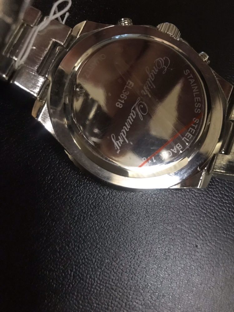 Наручные часы English Laundry Mens Polished Chrome Watch C/W