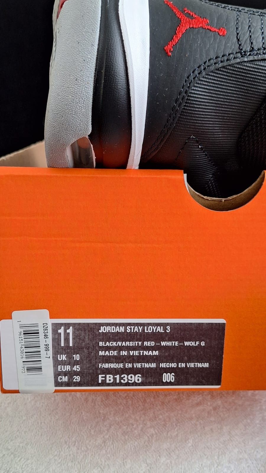 Кросівки Jordan STAY LOYAL 3. US11 E45 29CM,  FB1396 006.