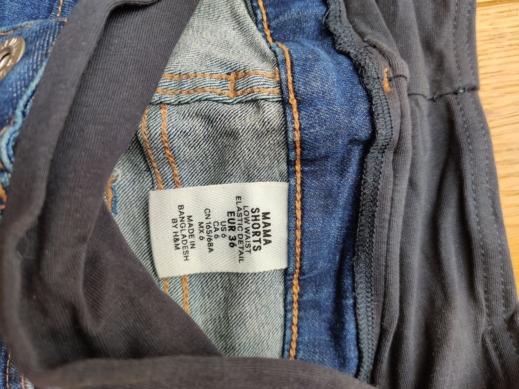 Krótkie spodenki ciążowe H&M rozmiar 36