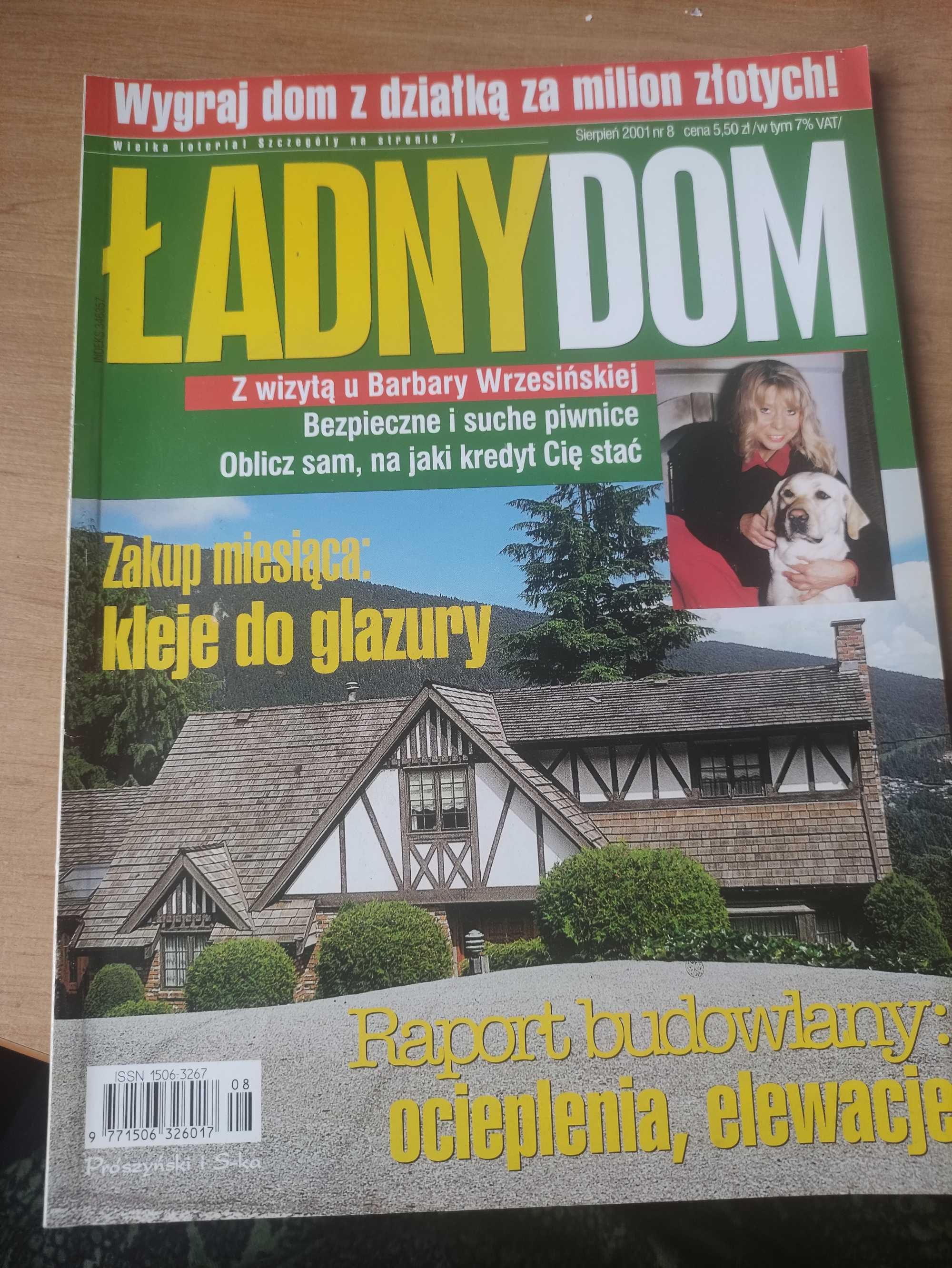 Czasopismo,, Ładny dom nr 8/2001