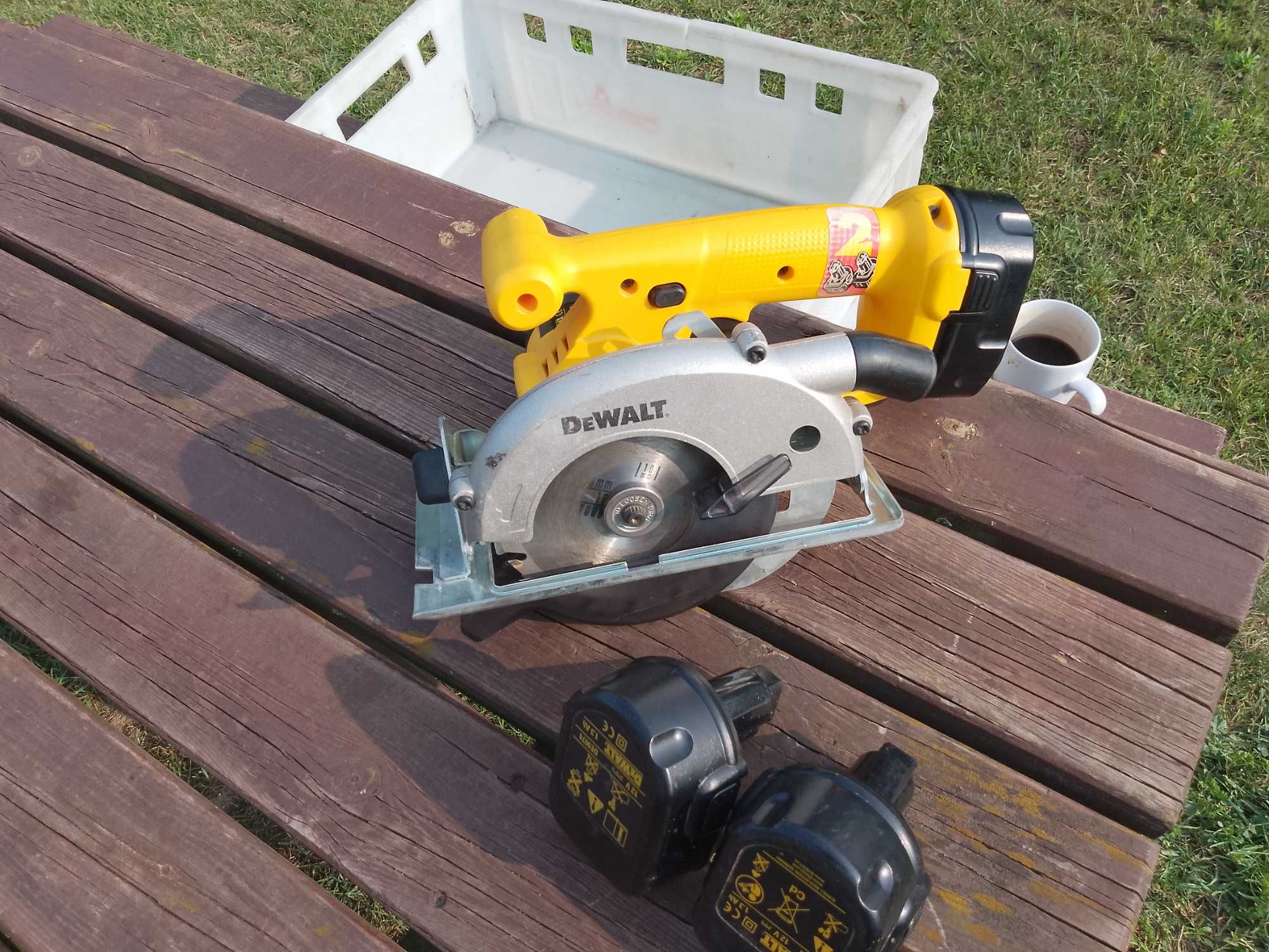 Piła tarczowa akumulatorowa DeWalt. 14,4V. Jak nowa!