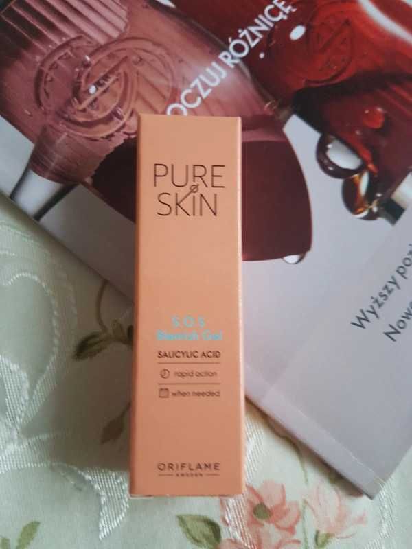 Żel SOS na wypryski Pure Skin Oriflame nowy szybka wysyłka