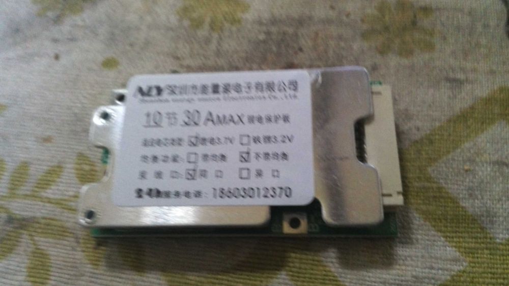 ładowanie baterii płyta ochronna \ BMS 10s\36V 15A i 30A