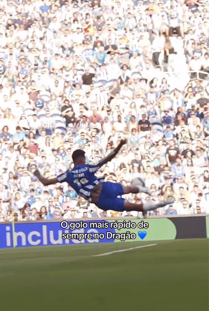 Bola do golo mais rápido da história do estádio do dragão