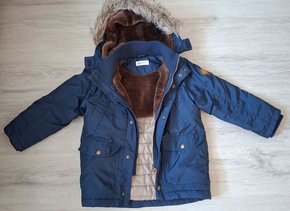 Kurtka zimowa h&m r. 116