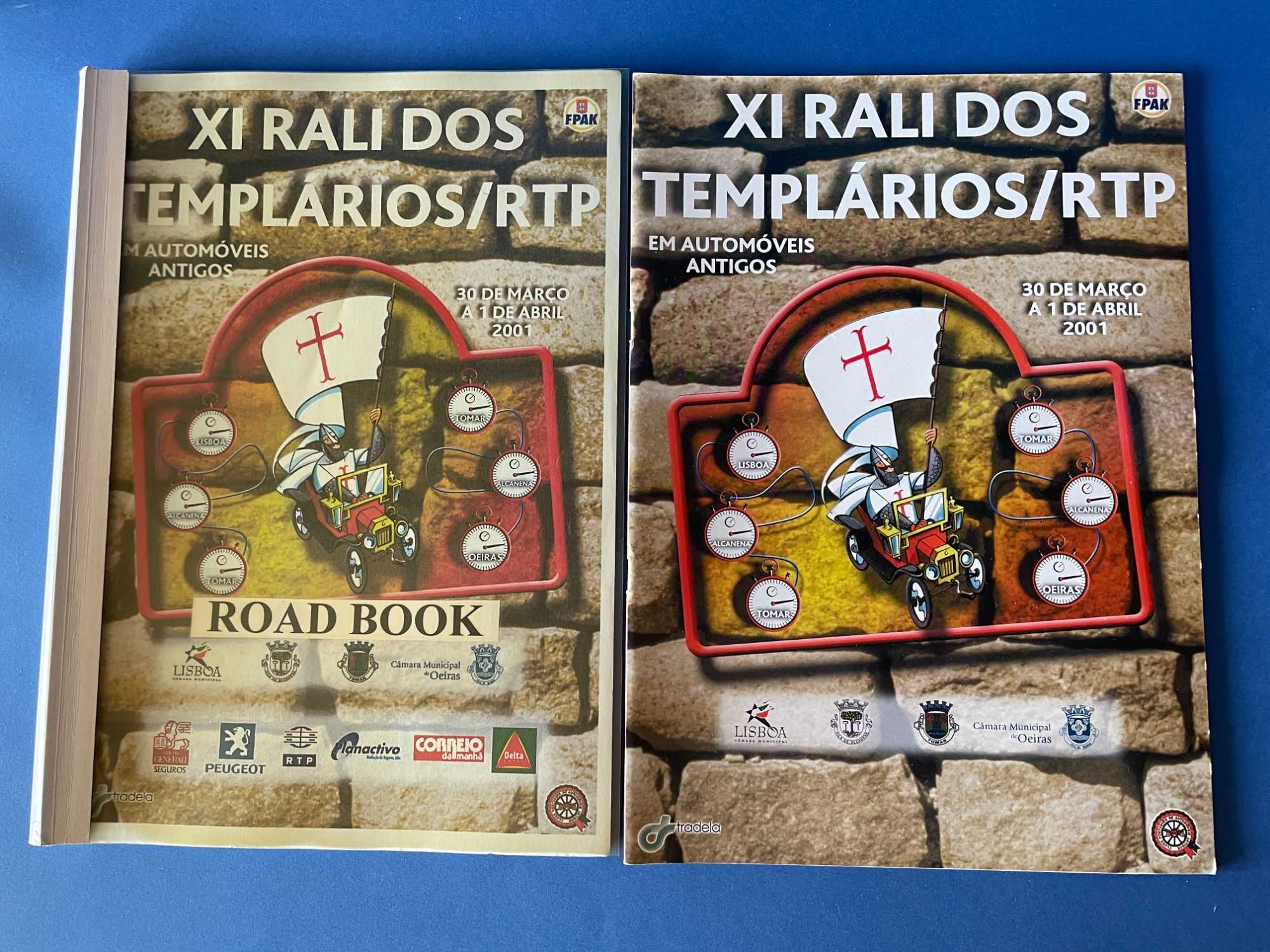 XI Rali dos Templários/RTP - Programa e Road Book 2001