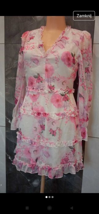 Śliczna sukienka roz 38