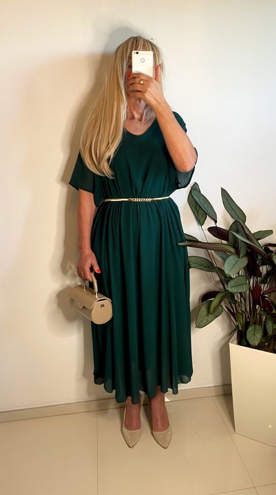 Sukienka plus size 4xl 5xl 6xl wesele chrzciny komunie