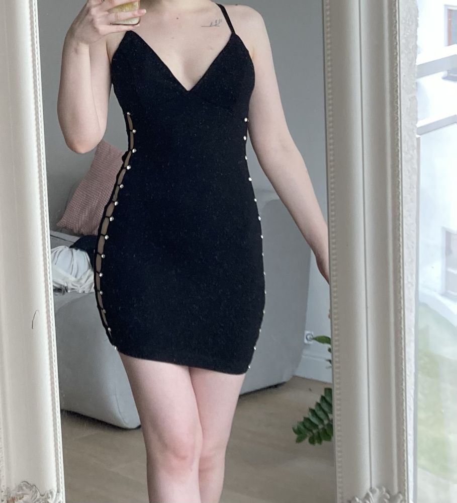 sukienka mini czarna tally weijl xs