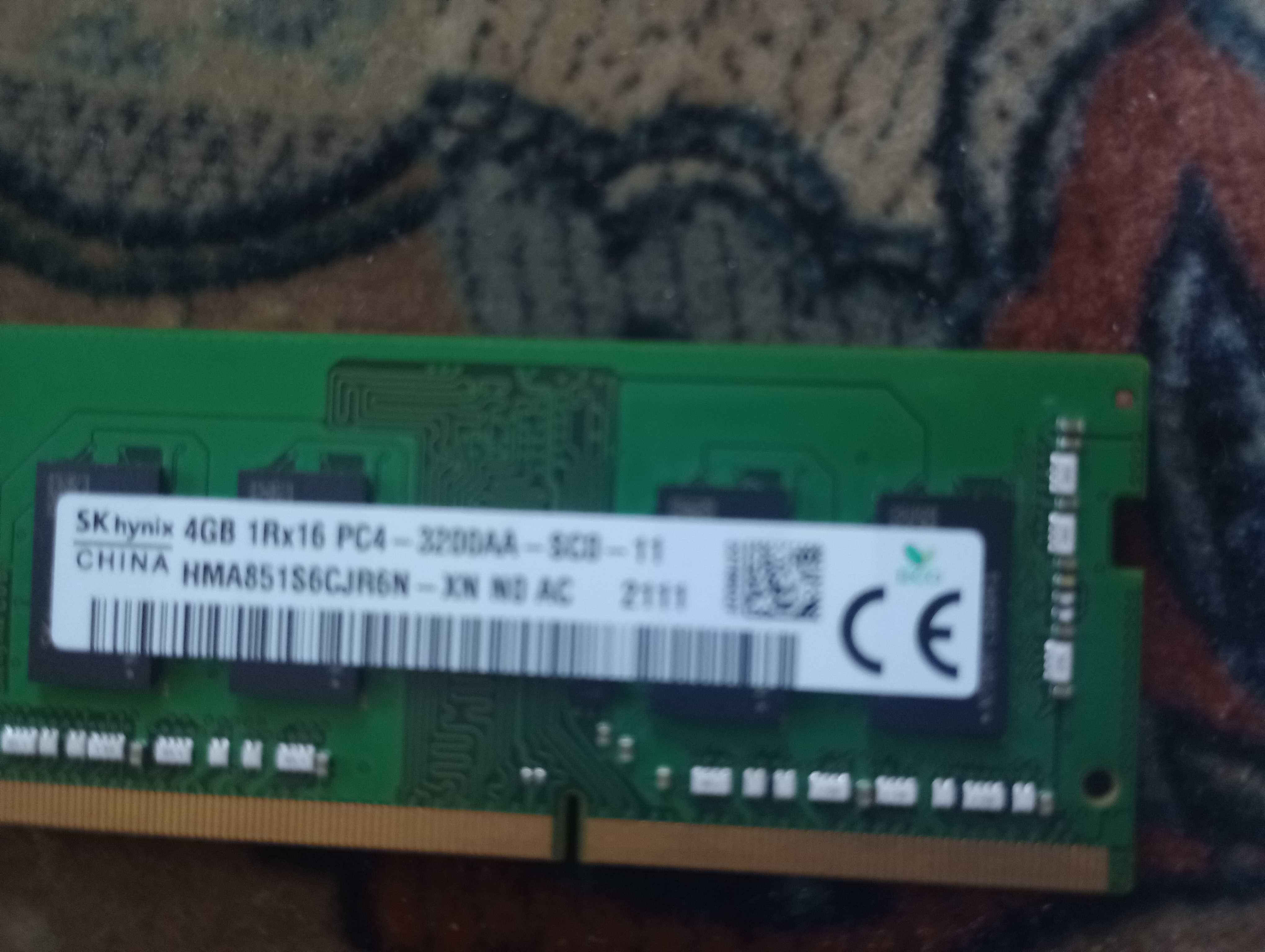 Pamięć RAM 4GB laptop