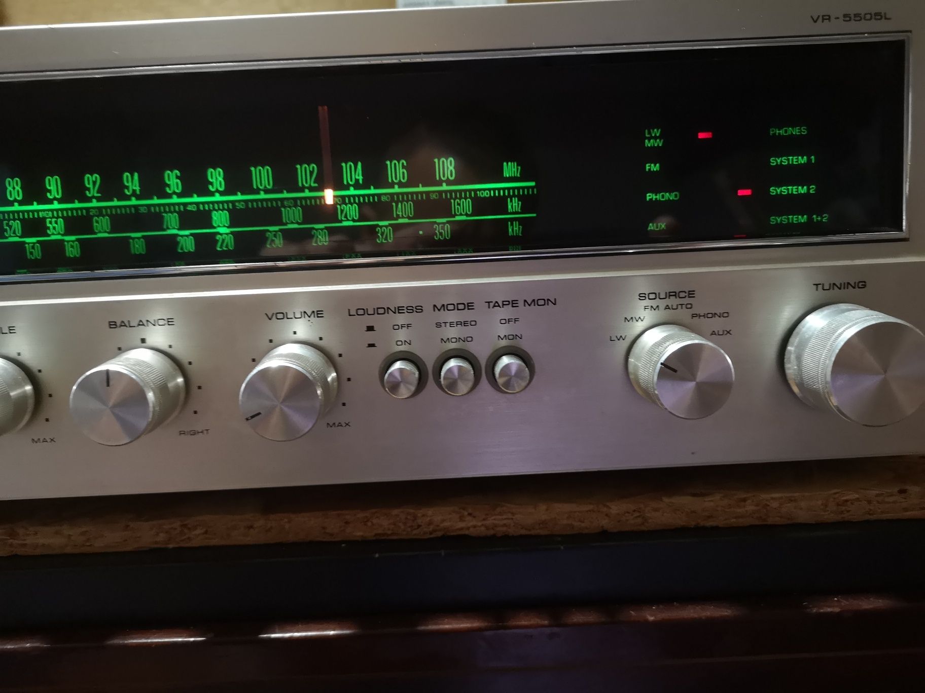 Jvc receiver/amplificador