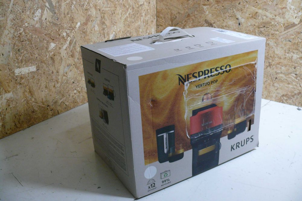 Máquina de Café KRUPS Nespresso XN9201 Vertuo Pop Branco