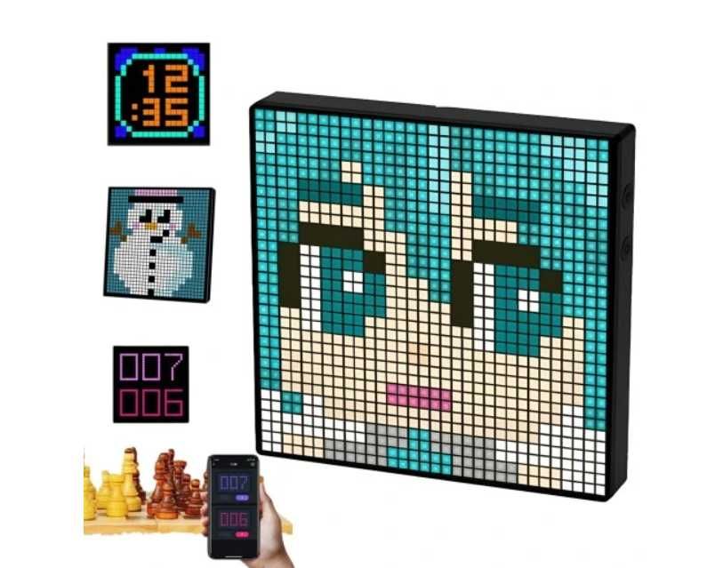 Lampa LED Ekran Pixelowy Art 32x32 Programowalny Bluetooth