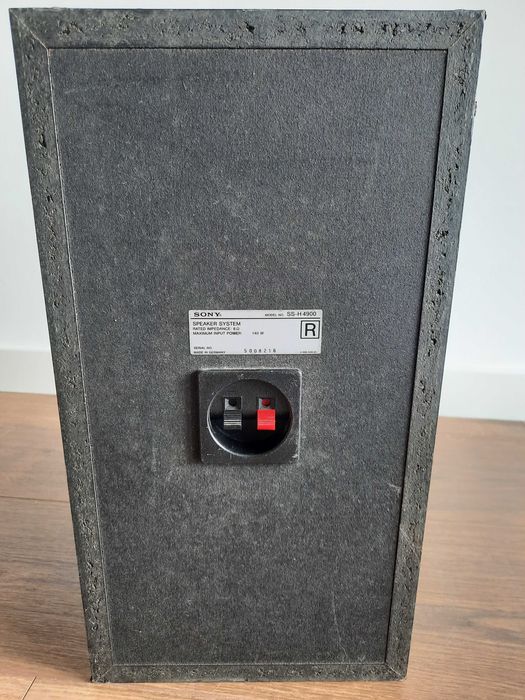 Coluna de aparelhagem da Sony