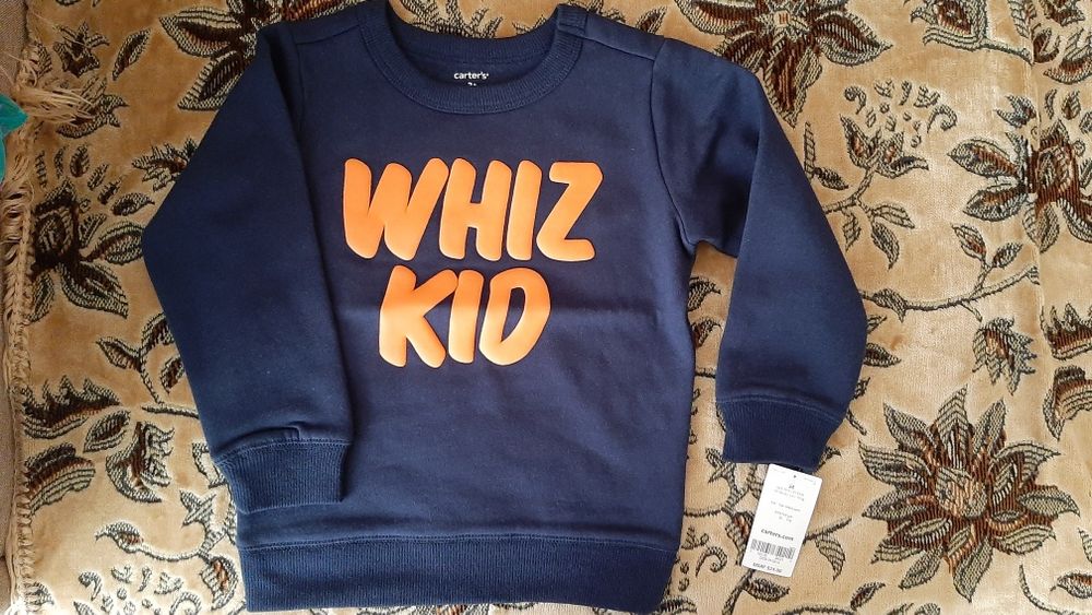 Новий Картерс Carter's Next George H&M лонгслив, реглан фліс, розмір 3