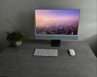 apple iMac 24 cale 2021 M1 niebieski