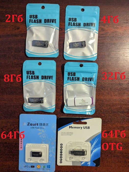 Флешка USB Z-Suit в асортименті 2/4/8/32/64 ГБ. Від 90 гр. Брендування