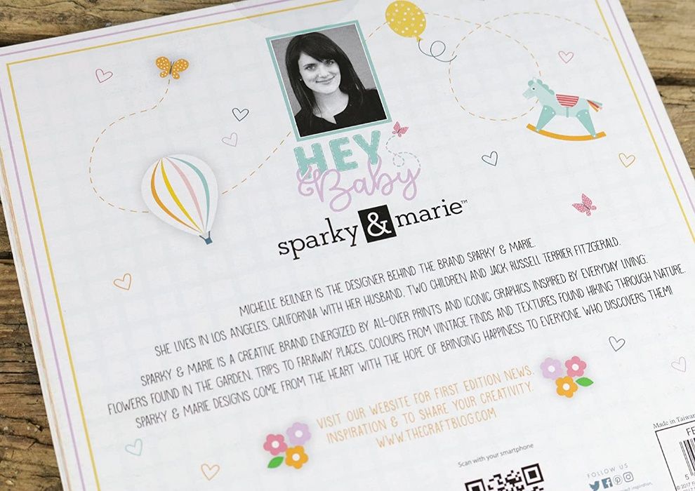 Bloco de papel para Scrapbooking - Hey Baby