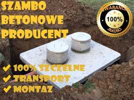Szamba Betonowe KOMPLEKSOWO Zbiornik na Szambo 4,6,8,10,12m3 + KOPARKA