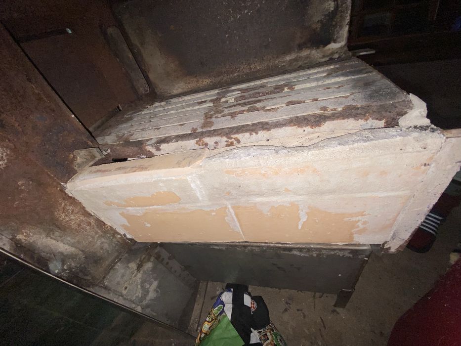 Fogao de lenha em inox de aquecimento central