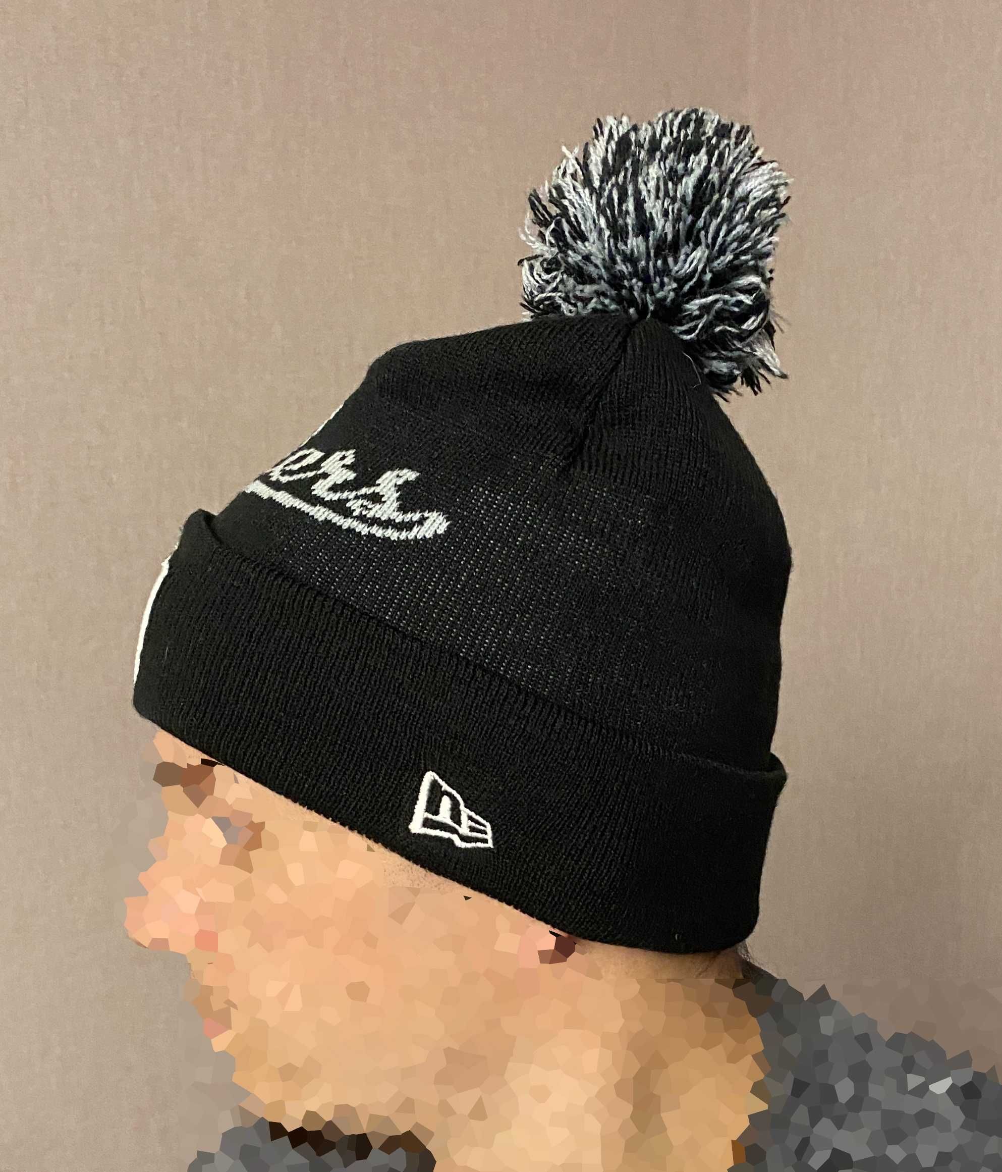 Шапка Oakland Raiders Bobble Script Knit