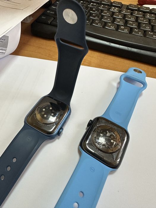 Apple watch 7 41 (2 шт) на запчастини, вбо відновлення